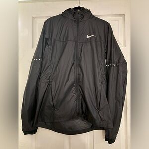 Nike Shield running windbreaker jacket, size M